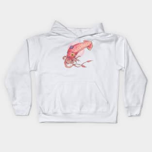 Handsome squid Kids Hoodie